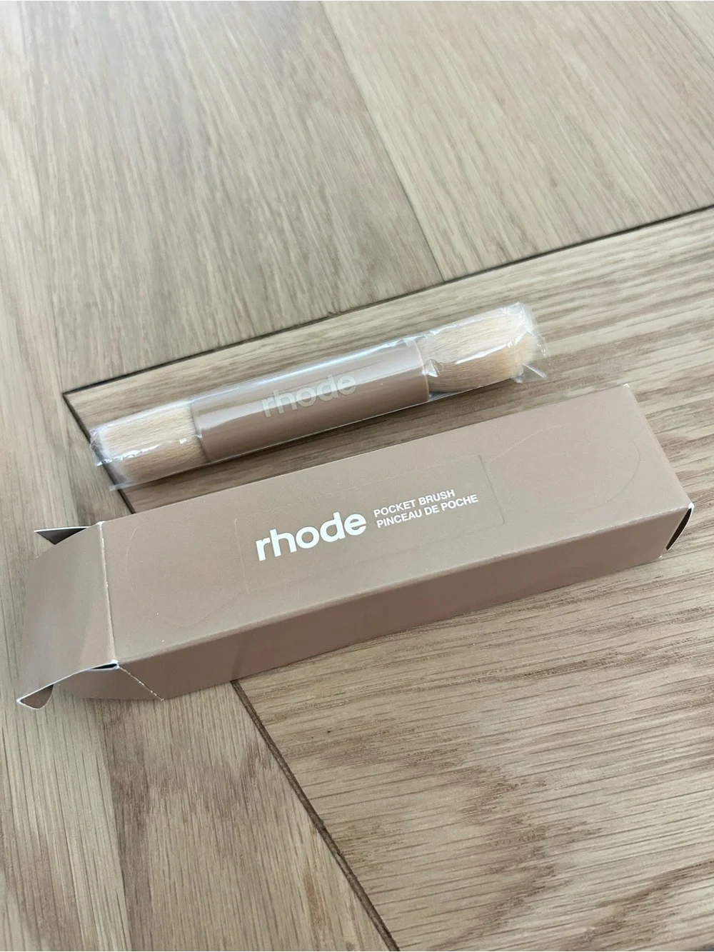 New Rhode Pocket Brush Double-Ended Makeup Brush